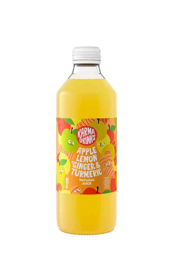 Apple, Lemon, Ginger & Turmeric juice