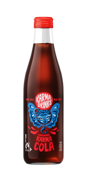 NEW LABEL! Organic Karma Cola